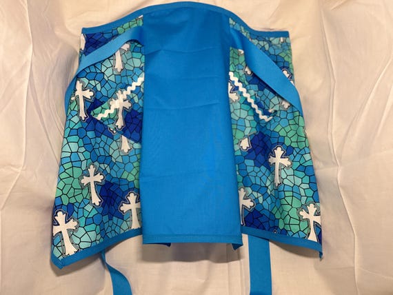 Apron- Retro 1950s style  Crosses