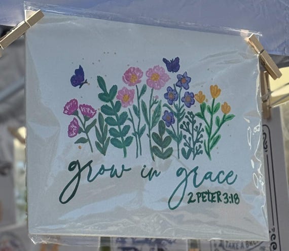 Painting “Grow in Grace”