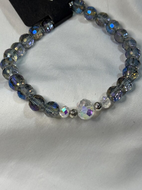 Bracelet - Blue Austrian Crystal