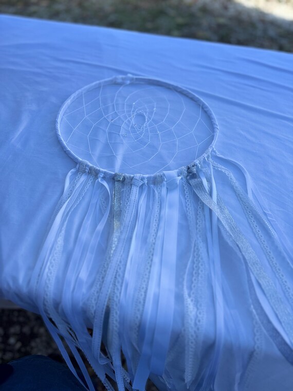 Dreamcatcher - White and Silver