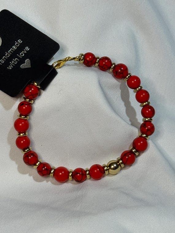 Bracelet- Red Turquoise