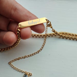 18K Gold Filled Belly Chain Necklace, Body Chain, Christmas Gifts, Anchor, Curb, Figaro Chain, Rope,Paperclip,Snake, Box Chain, Gift for Her