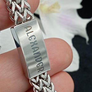 Aangepaste herenarmband, gegraveerde namen, gepersonaliseerde verjaardag verjaardagscadeau voor vader, echtgenoot, kerstcadeau, cadeau voor hem, cadeau voor vriend