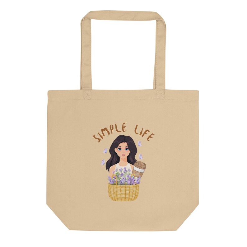 Ecobolsa Nasita Simple Life Lavanda