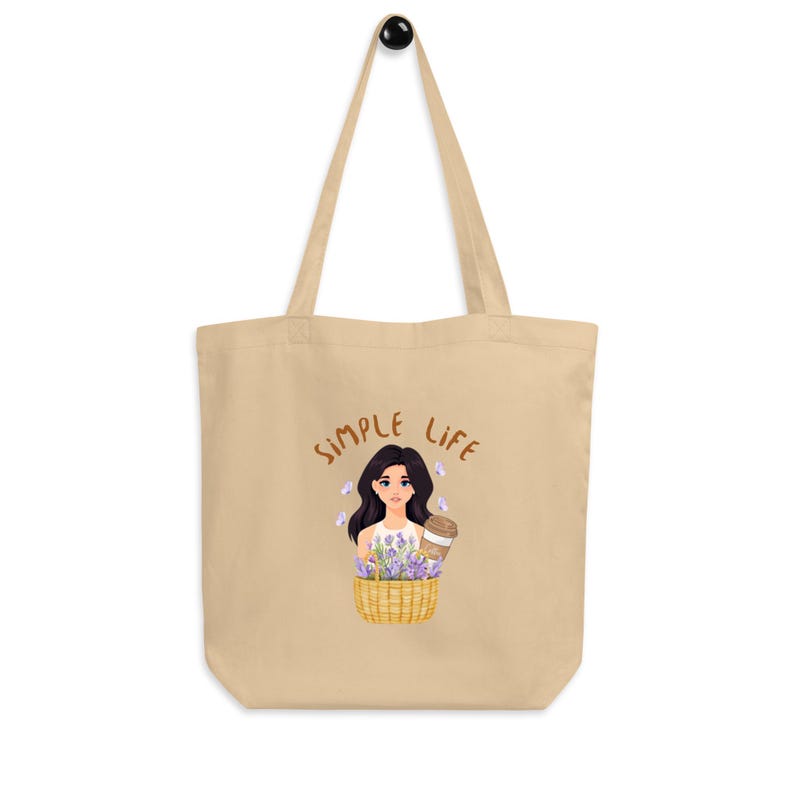 Ecobolsa Nasita Simple Life Lavanda