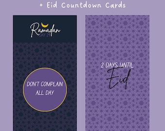 Ramadan Good Deeds Cards | Countdown to Eid | Ramadan Reflection Cards