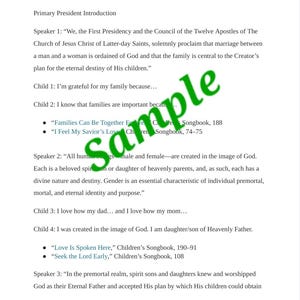 2026 bearbeitbares Primärsakrament-Präsentationsprogramm mit der Familienverkündigung: Gliederung, Schrift, Lieder, Altes Testament, Komm Folge mir Bild 3