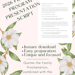 2026 bearbeitbares Primärsakrament-Präsentationsprogramm mit der Familienverkündigung: Gliederung, Schrift, Lieder, Altes Testament, Komm Folge mir Bild 2