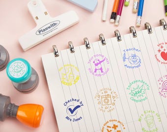 Personalized Teacher Stamp, Custom Classroom Praise Stamp, Self-Inking