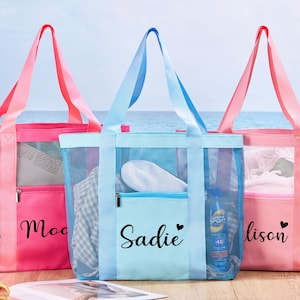 Custom Beach Bag,Bachelorette Bags,Beach Tote,Weekender Bag,Party Bags,Girls Trip Gift,Girl Birthday Party Favors,Personalized Gifts For Her