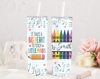 Custom Teacher Tumbler, Personalized 40oz Tumbler, Never Forget the Difference You Make, Thank You Gift for Teacher, Travel Mug, Teacher Cup