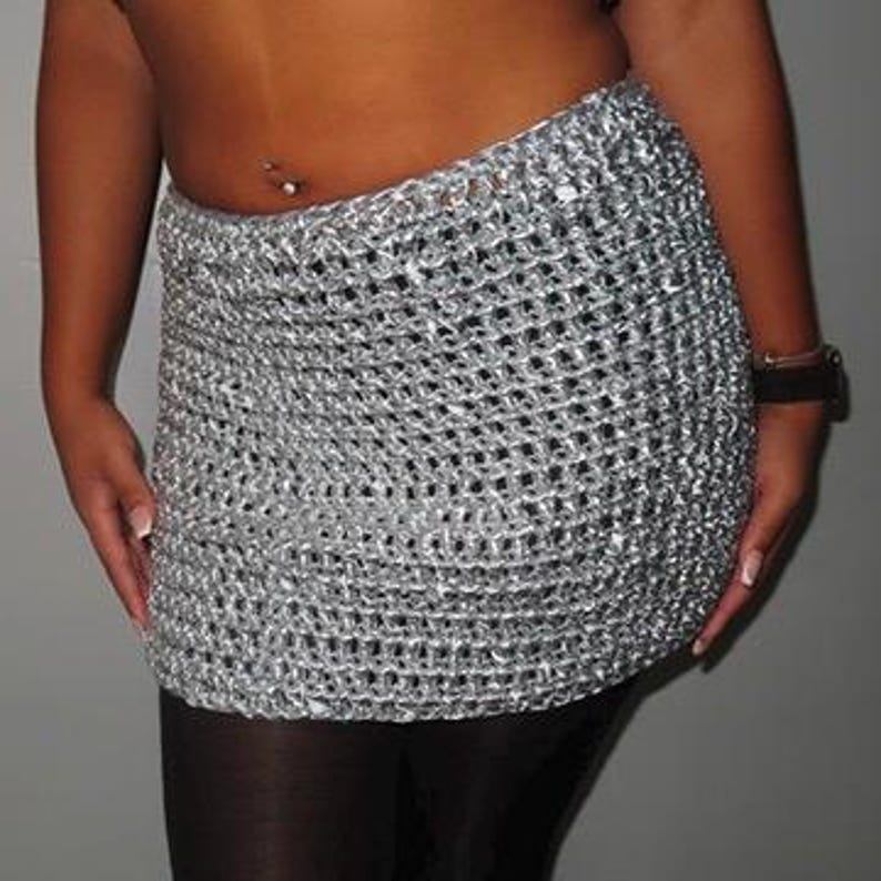 Pattern Mami Metal Mami Crochet Mini Skirt PDF Pattern: Beginner-friendly Tutorial ...