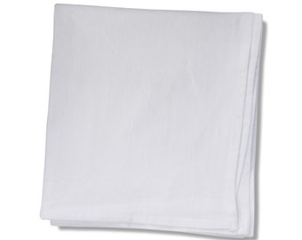 Blank Organic Cotton Flour Sack Kitchen Towels Imperfect 20 pack