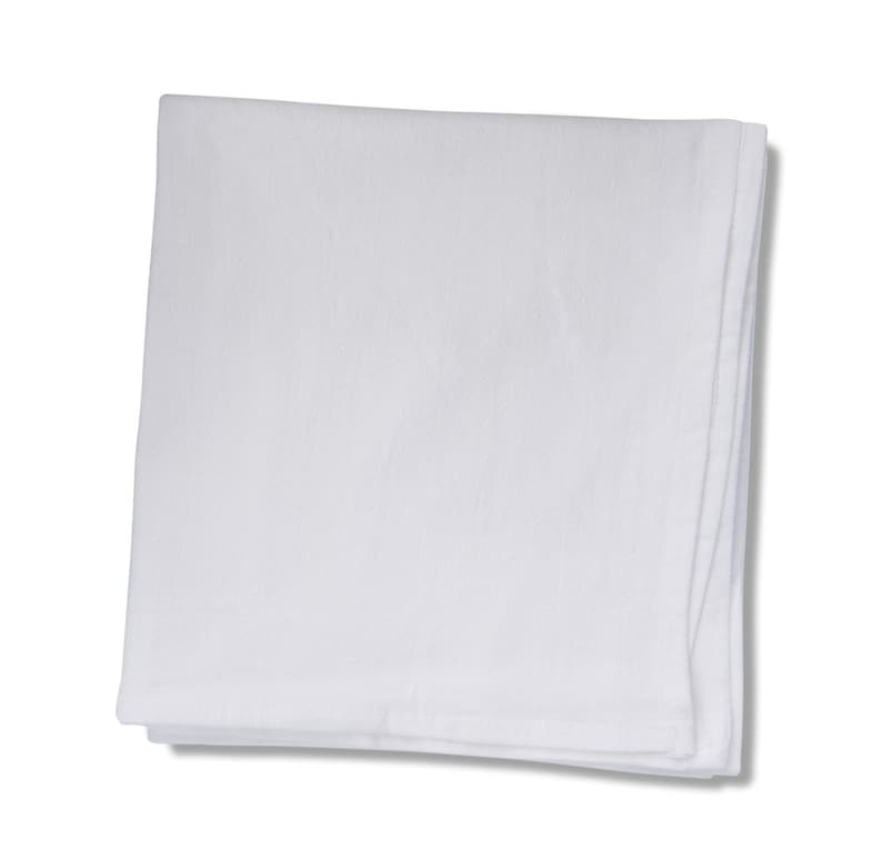 Blank Organic Cotton Flour Sack Kitchen Towels Imperfect 20 pack image 1