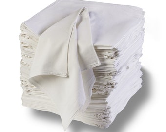 Blank Cotton Flour Sack Napkins Imperfect 20 pack