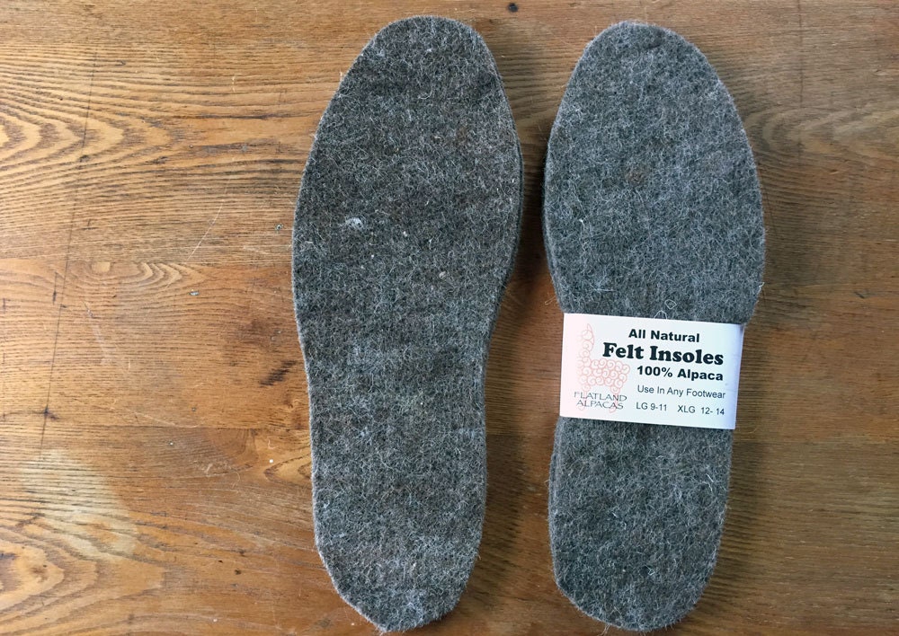 Alpaca Felt Insoles All Natural for Muck Bean Boots Wellies Etsy
