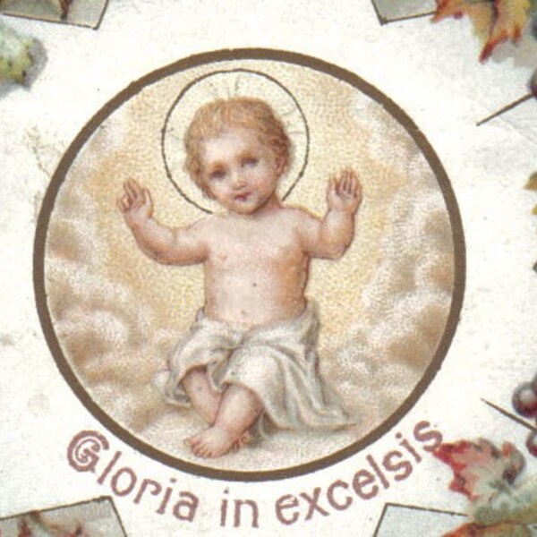 3 Old  Pastel Holy Cards