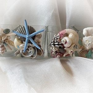 The Starfish Collection seashell glass holder image 1