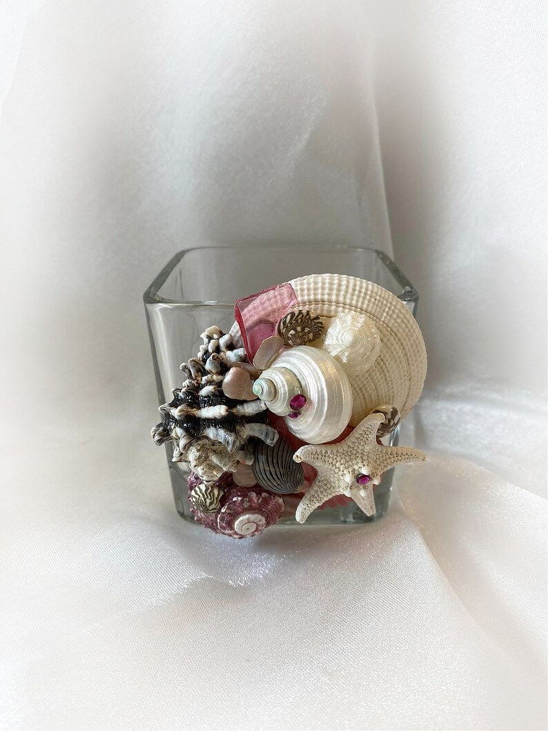 The Starfish Collection seashell glass holder image 5