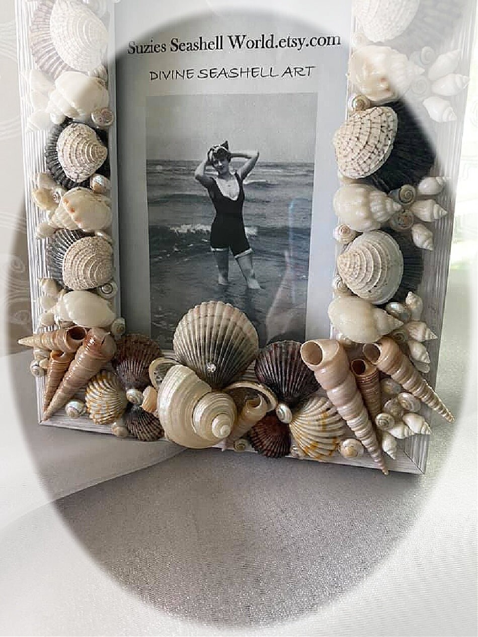 Pearl Goddess Seashell Frame - Etsy