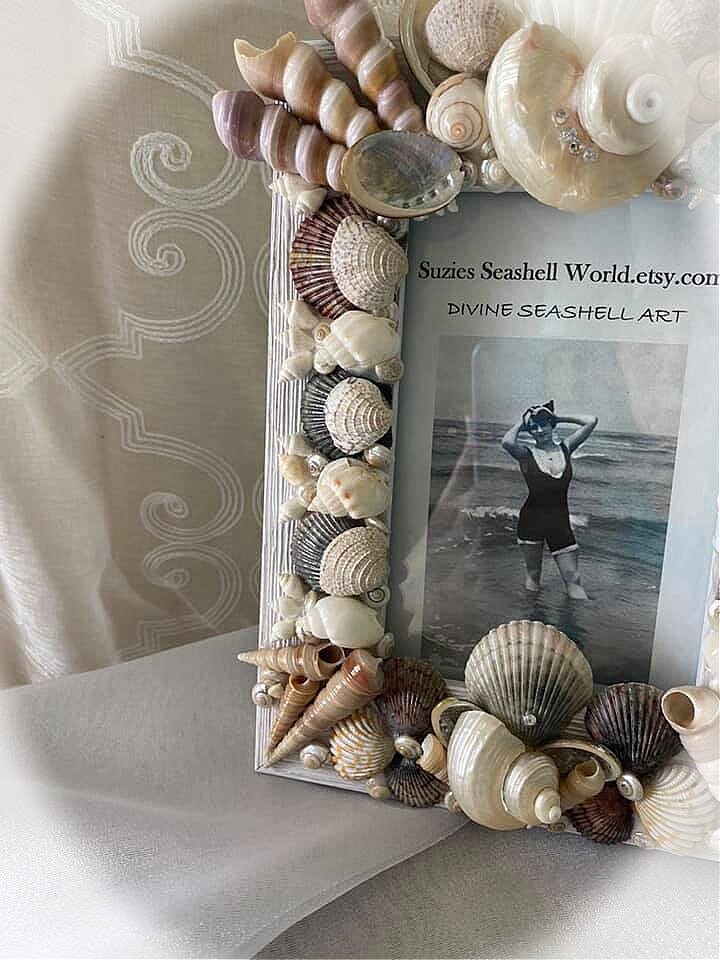 Pearl Goddess Seashell Frame - Etsy