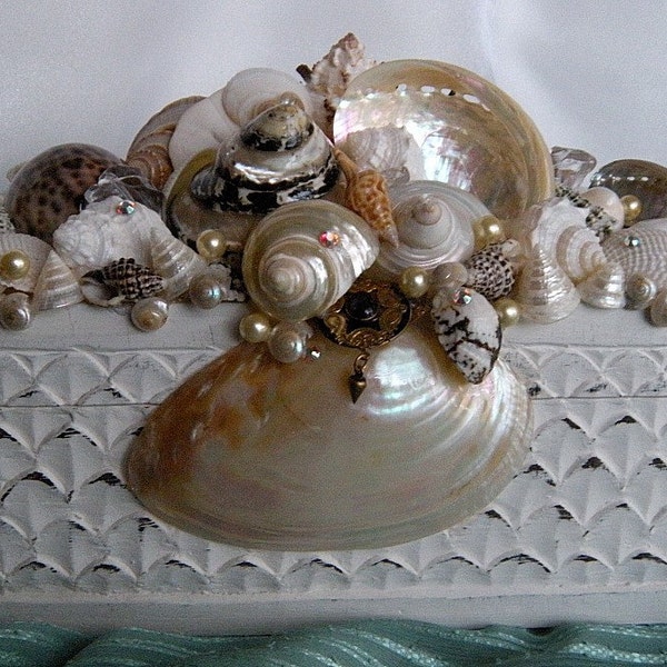 The Majestic Seashell Box/Wedding Box Card Holder