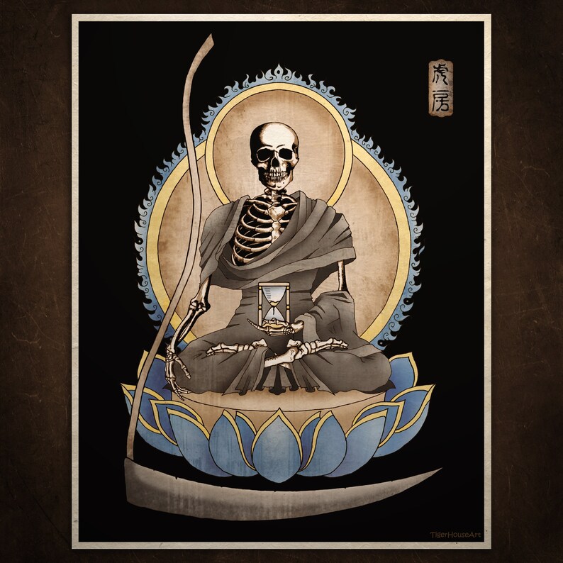 Gothic Art Print Grim Reaper