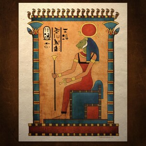 Egyptian Art Ancient Goddess Sekhmet Print Wall Decor - Etsy