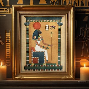 Ancient Egyptian Art Print Goddess Bastet