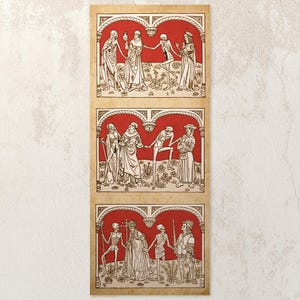 Dance Macabre Medieval Art Dark Academia