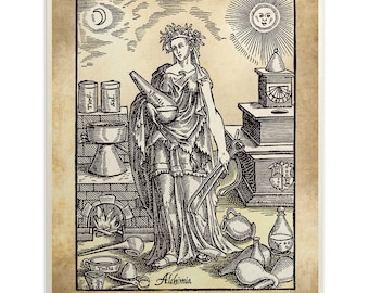 Alchemy Science History Art Print Alchimia