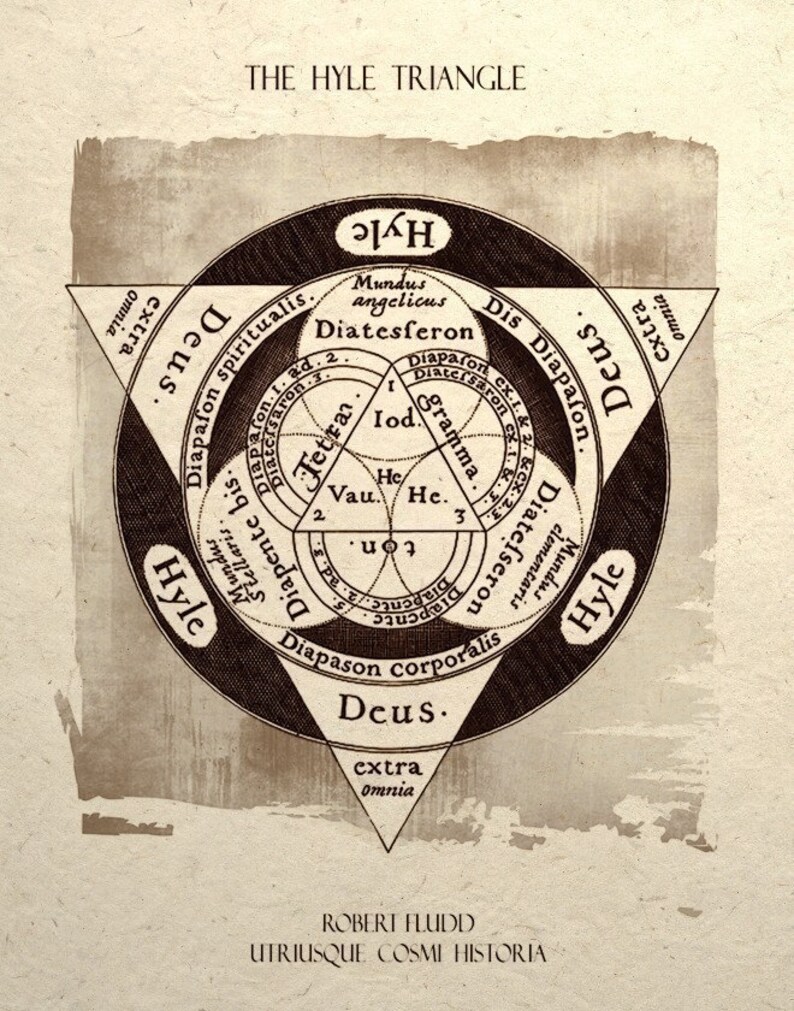 The hyle triangle alchemist symbol