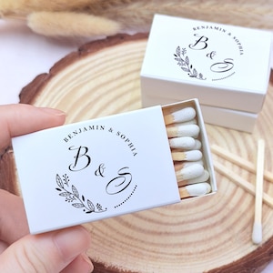 Personalized Wedding Favors, Custom Monogram Matchboxes, Reception Favors, Wedding Gifts For Guests, Wedding Party Favors, Custom Matchbooks