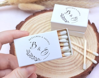 Personalized Wedding Favors, Custom Monogram Matchboxes, Reception Favors, Wedding Gifts For Guests, Wedding Party Favors, Custom Matchbooks