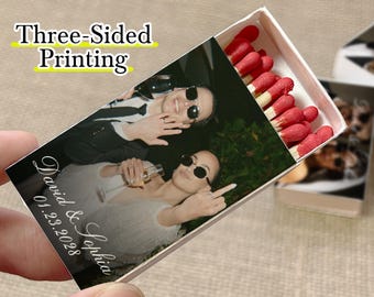 Personalized Wedding Matchbooks, Bulk Wedding Favors, Reception Matchboxes, Rehearsal Dinner and Welcome Party Matches, Custom Matchbook Art