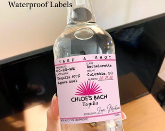 Bachelorette Mini Tequila Bottle Label/Party Favor Shooter Label/Custom Casamigos Label for Bachelorette , wedding, Birthday, Party, Bridal