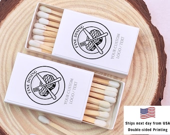 Custom Logo Matchboxes – Personalized Matches for Events, Business Matchbooks, Wedding Favors, Restaurant and Bar Branding, Corporate Events