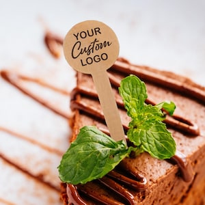 Bulk Custom Logo Food Skewers, Food Marker, Slider Picks, Food Sticks, Slider Sticks, Personalized Food Picks for Catering & Business Events