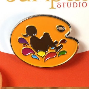 Jump In Studio enamel pin
