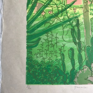 Jamaica original relief print, edition of 10 image 3