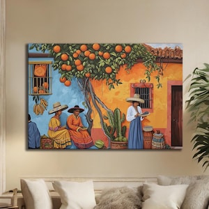 Traditional Mexican Wall Art | Ready-to-Hang Mexican Home Decor | Framed & Unframed Options | Perfect Housewarming Gift