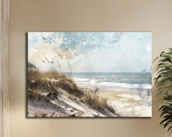 Coastal Odyssey - Seashore Escapes Canvas Print, Rolled Canvas & Framed Canvas | Ocean Landscape Art
