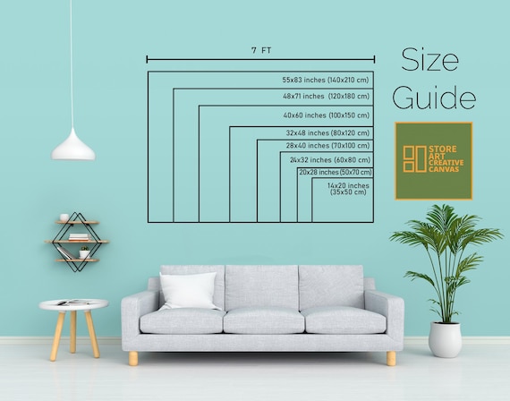 メキシコの村落カラフルな民俗画