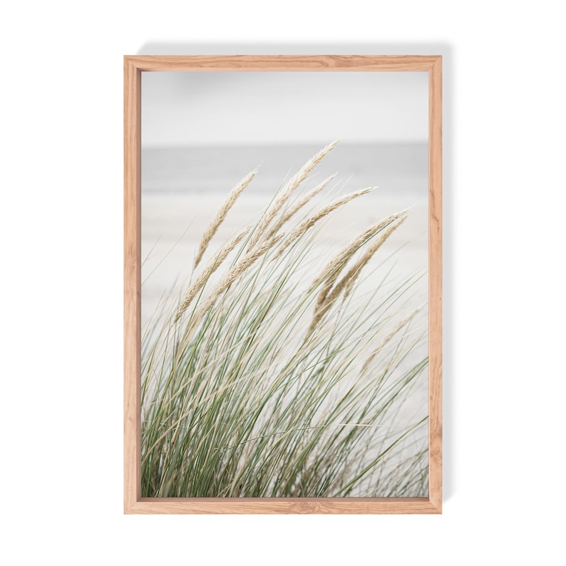 Beach Coastal Wooden Framed Print Set of 3 Wall Art Ocean Print Set ...