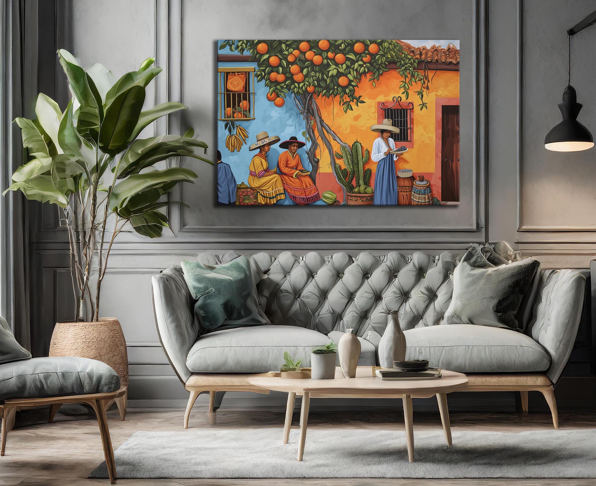 Traditional Mexican Wall Art | Ready-to-hang Mexican Home Decor ...