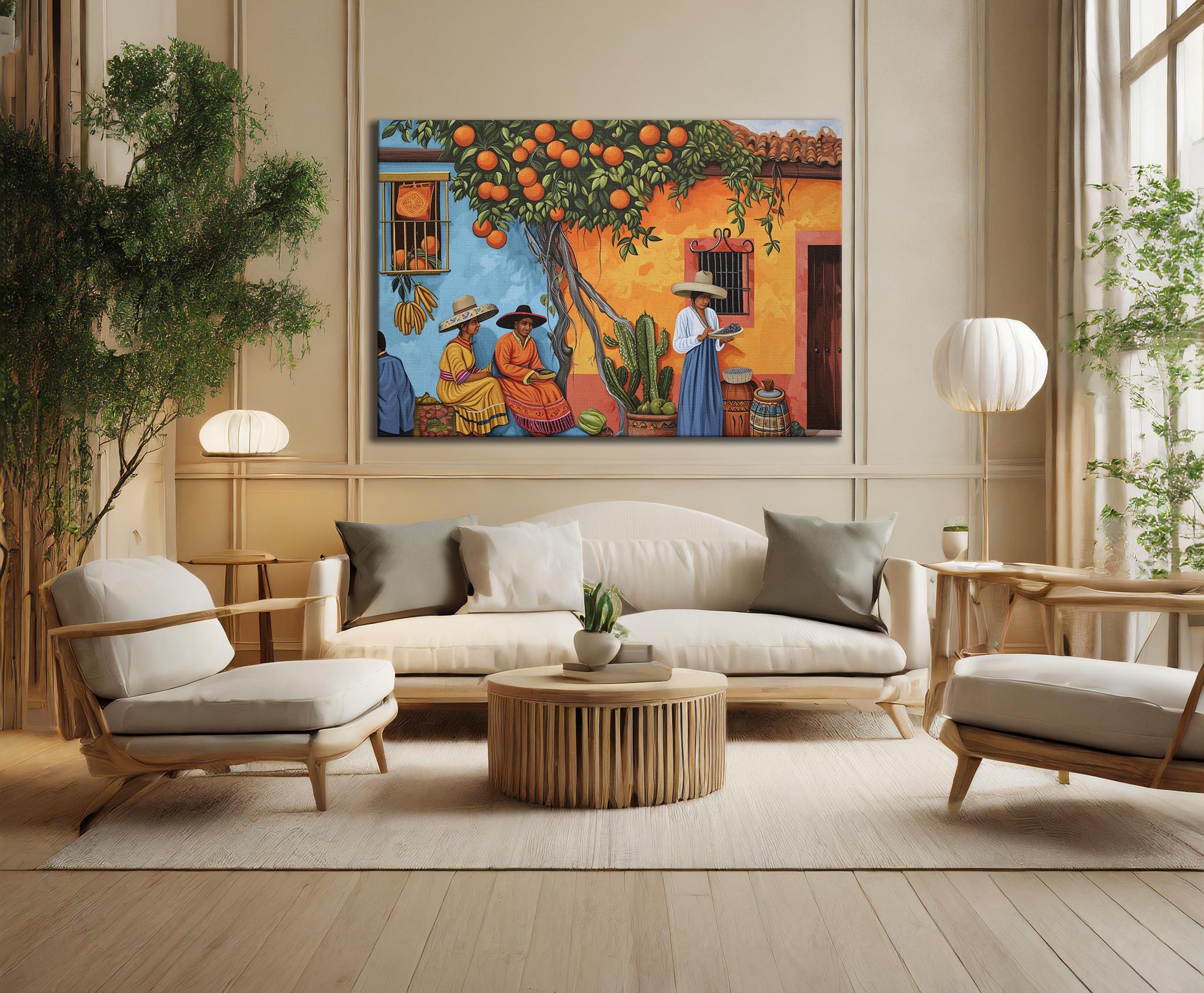 Traditional Mexican Wall Art | Ready-to-hang Mexican Home Decor ...