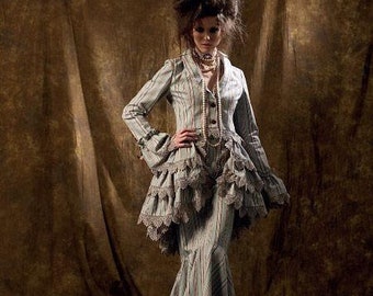 Victorian Lady's Bustle Ensemble.