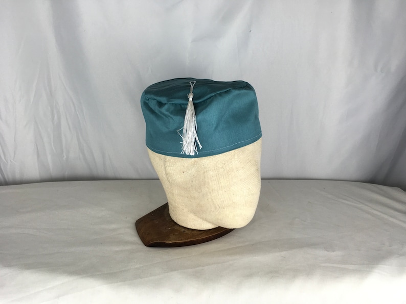 Steampunk Smoking hats 21 to 22 Turquoise 21"