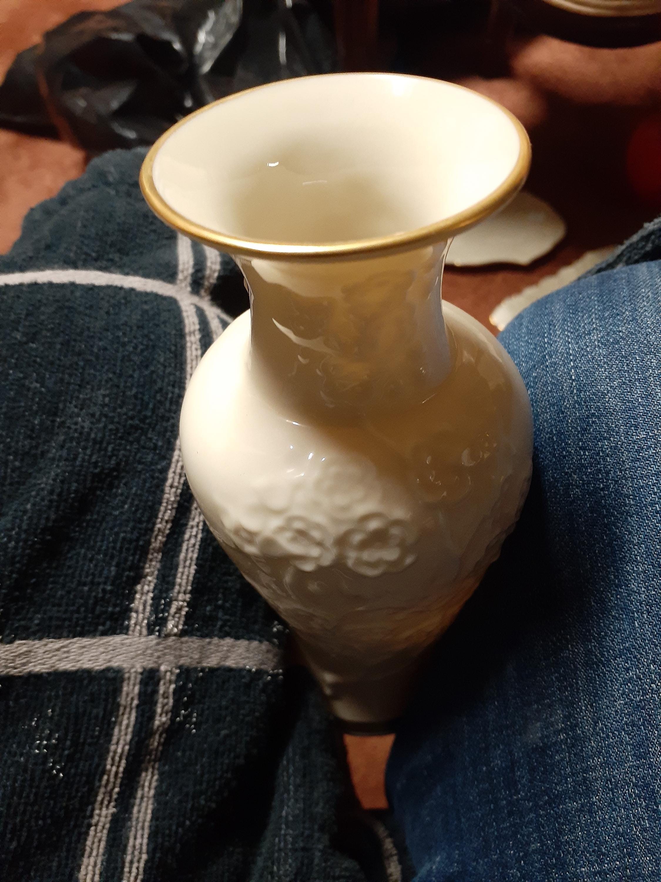 Lenox Ming Blossom Vase 24k Trim - Etsy Canada