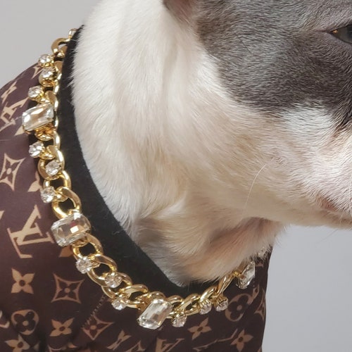 Supper Cute Dog Neck Chain Gold Color/ Jewelry for Pet Etsy
